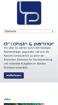 Mobile Screenshot of lohsin-partner.de